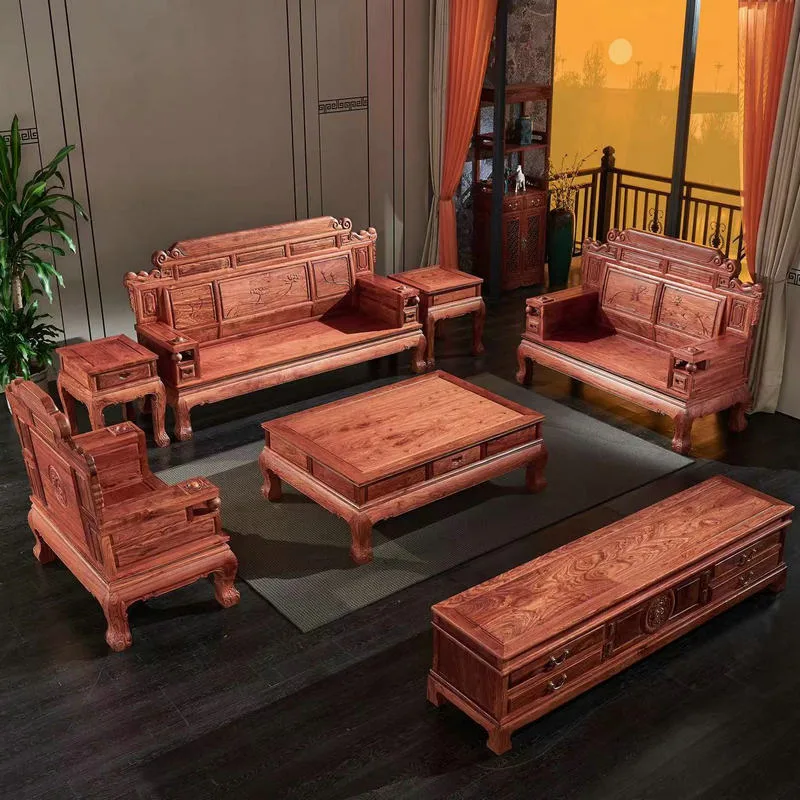 Rosewood Sofa Combined Living Room Furniture