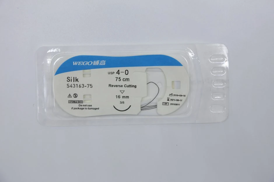 Wego Black Color Silk Surgical Suture Products