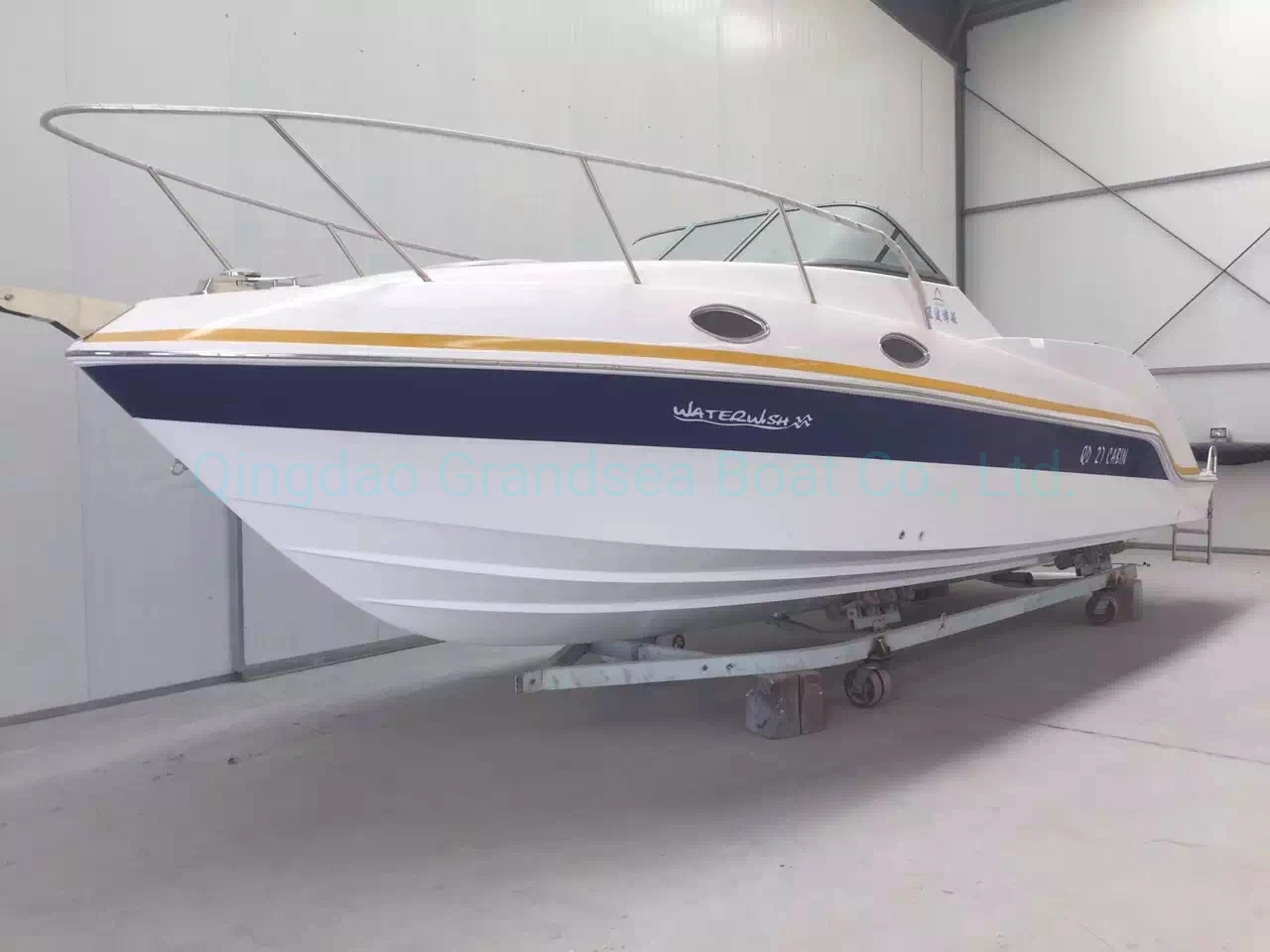 China 6m 20FT Fiberglass Cabin Cruiser Fishing Motor Boat for Sale