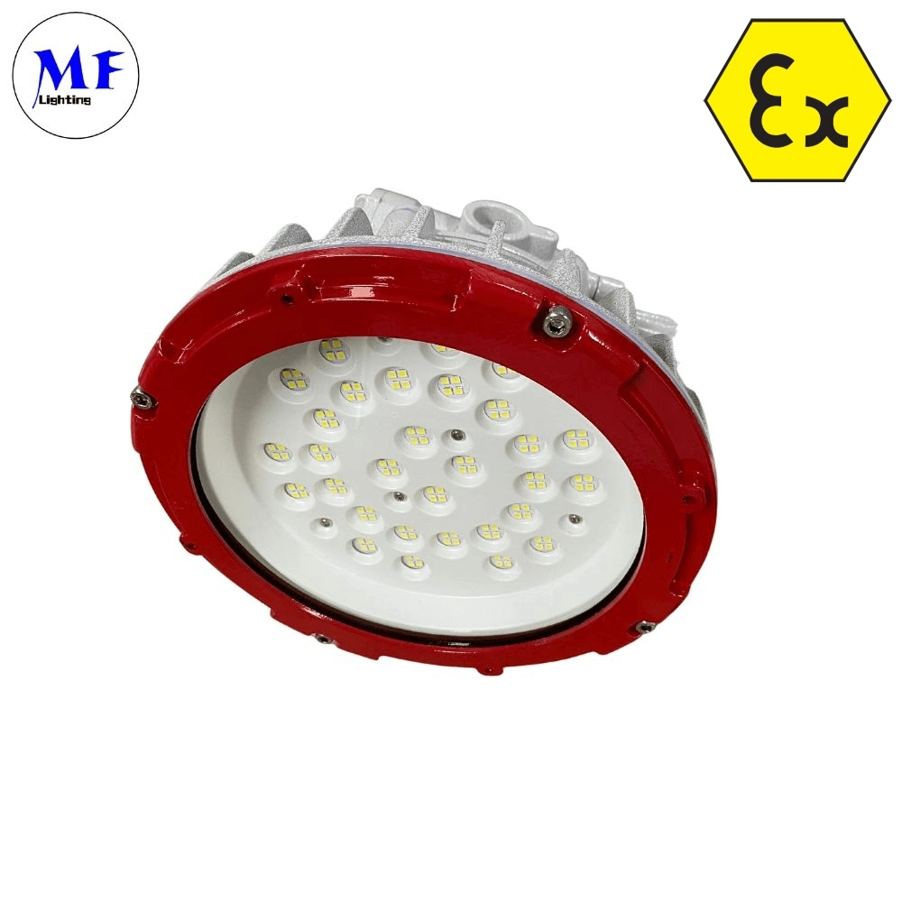 Prix d'usine 60W/80W/100W Zone 1 Zone 2 de l'huile de la station de gaz de GNL de l'industrie de l'océan De Lumière Lumière usine chimique de l'éclairage plate-forme de lumière LED ATEX Explosion-Proof lumière