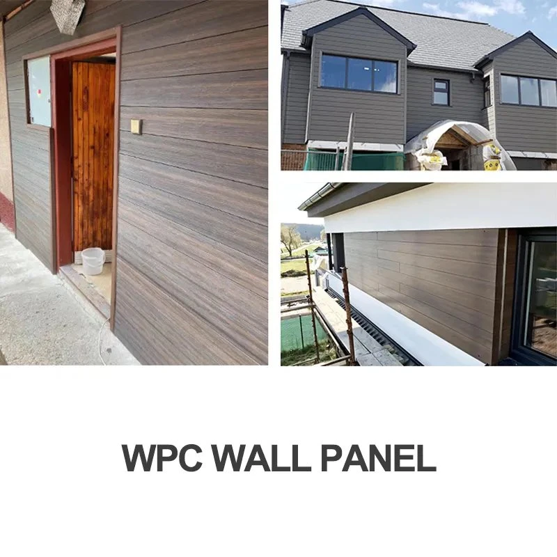 Wood Plastic Composite Traditional Solid Wood Effect Wall Cladding WPC Wall Panel