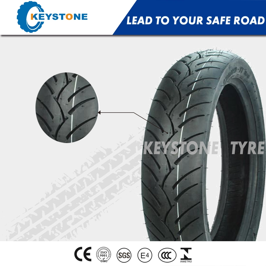 E-MARK Certificated Touring/Sports Motorcycle Tyre with High Mileage and High Grip 120/80-18