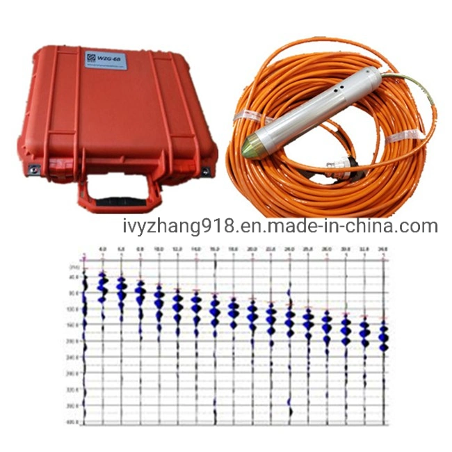 24 canales digitales sismógrafo onda superficial reflexión refracción sísmica pozo equipo topográfico con Geophone