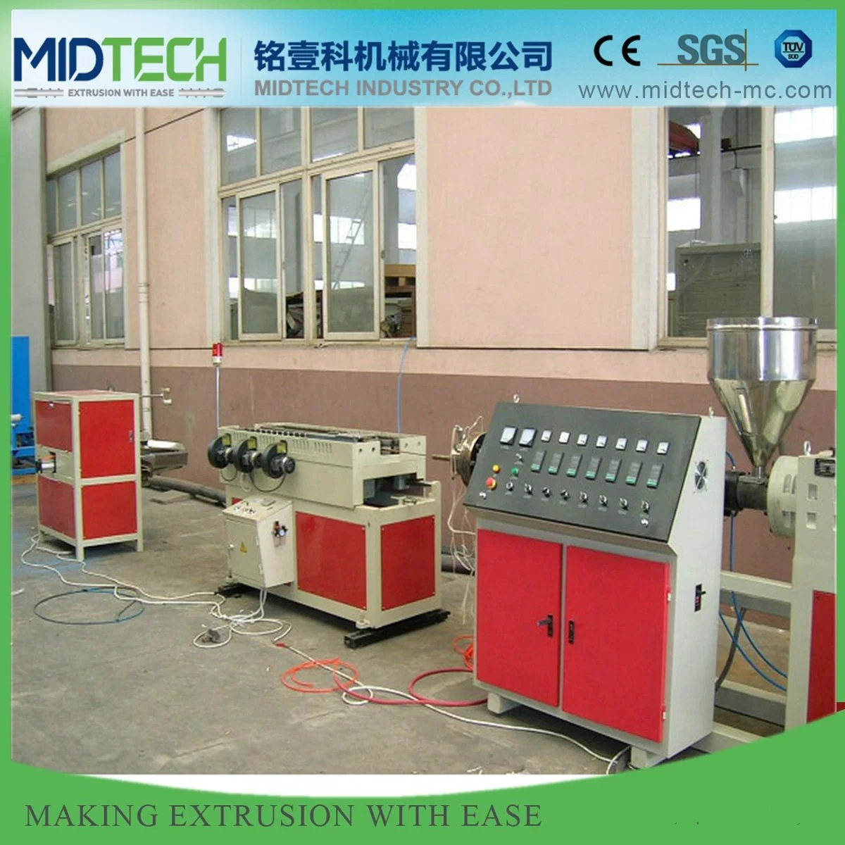 Newest High Output Single Wall Corrugated Pipe Production Line with Low Power