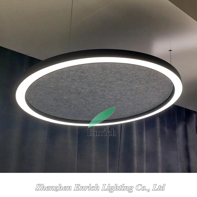 100% Polyester Fiber New Design Felt Lampshade Acoustic Panel LED Pendant Light