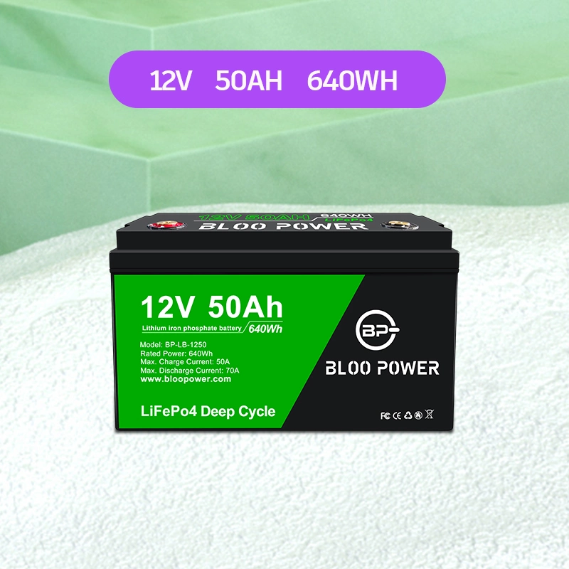 Bloo Power 12V 24V 36V 48V 50ah recargable sellada para Instituciones financieras semáforo en caso de un no Fallo de alimentación de emergencia batería de reserva