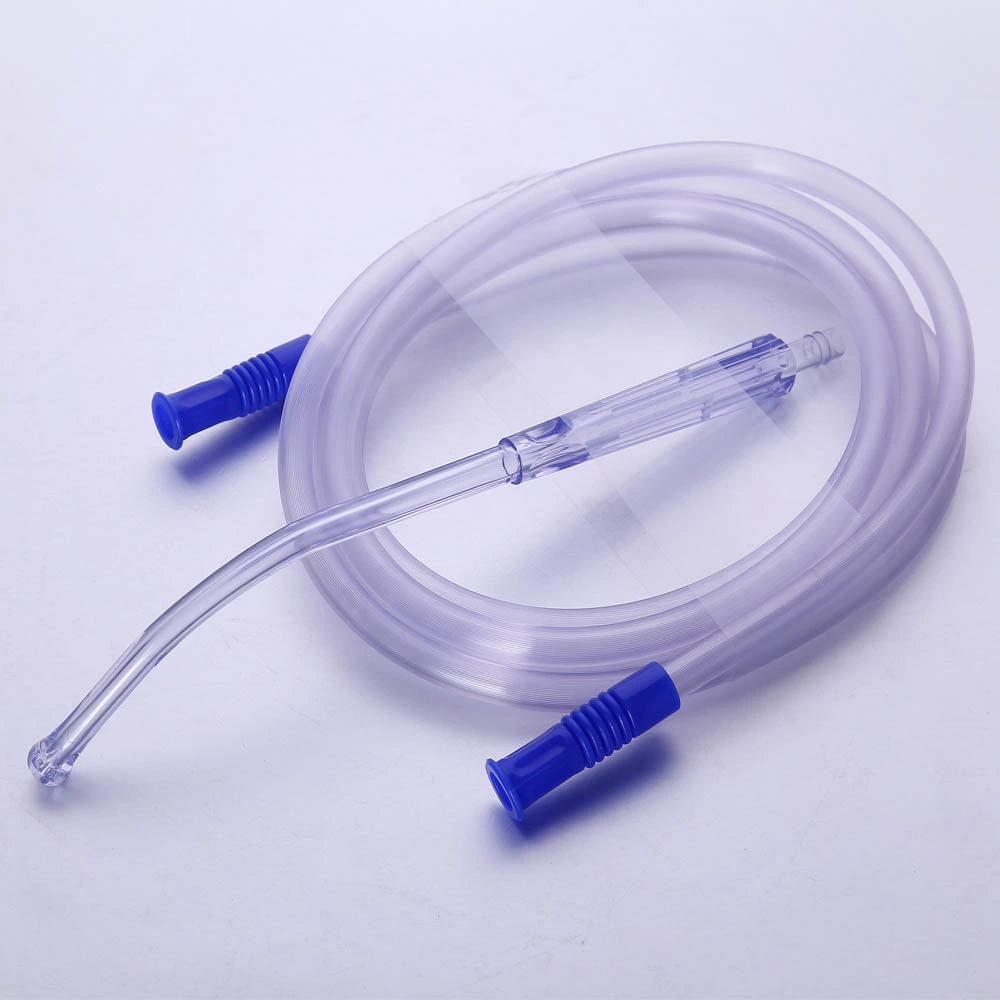 Medical Sterile PVC Clear Connection Yankauer Suction Tube with Yankauer Handle