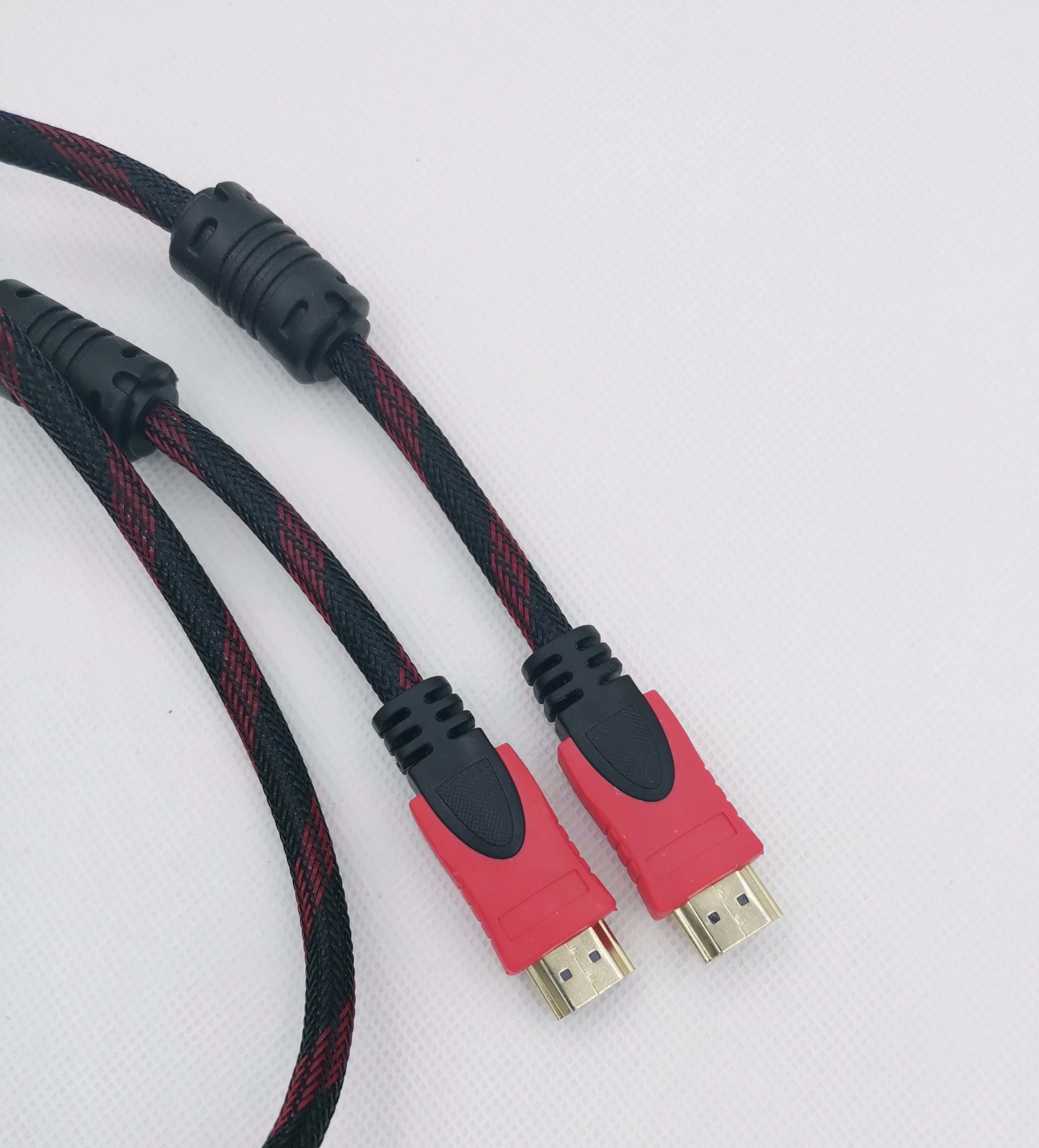 Comunicação de dados AV 4K cabo HDMI com Ferrite de Ethernet