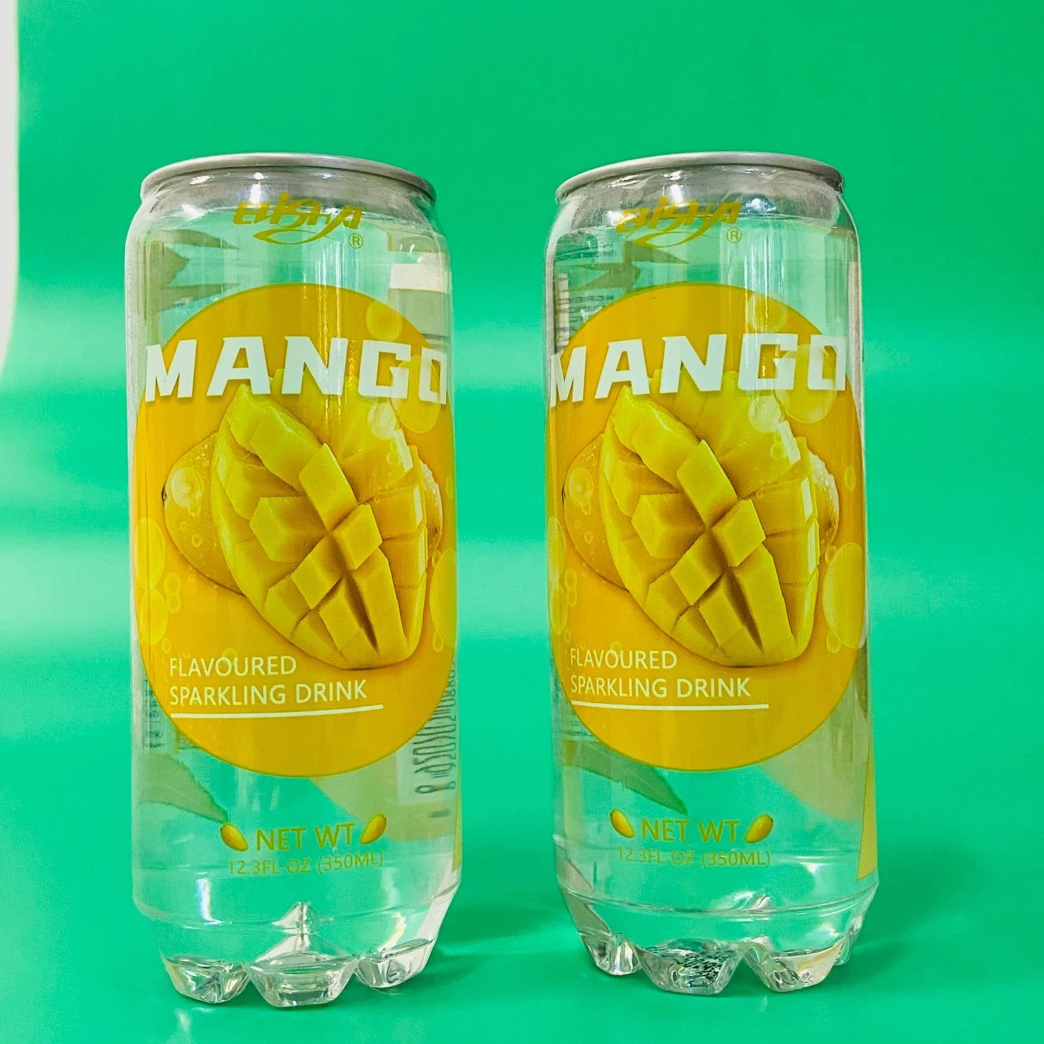 La alta calidad 350ml puede chispeante agua carbonatada con sabor a mango - Servicio de OEM