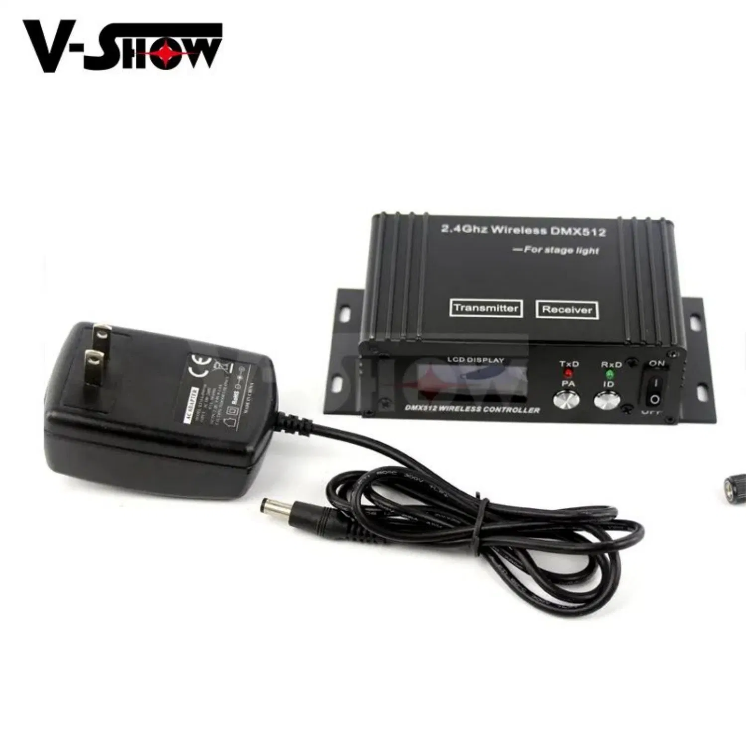 Transmisor y receptor DMX inalámbrico LCD V-Show