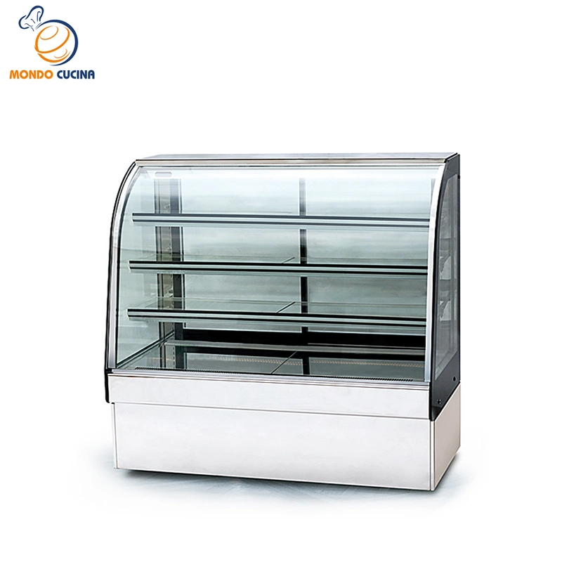 Commercial Air Cooler Refrigerator Cake and Dessert Display Showcase Cake Display Kitchen Equipment Ice Cream Display Cabinet