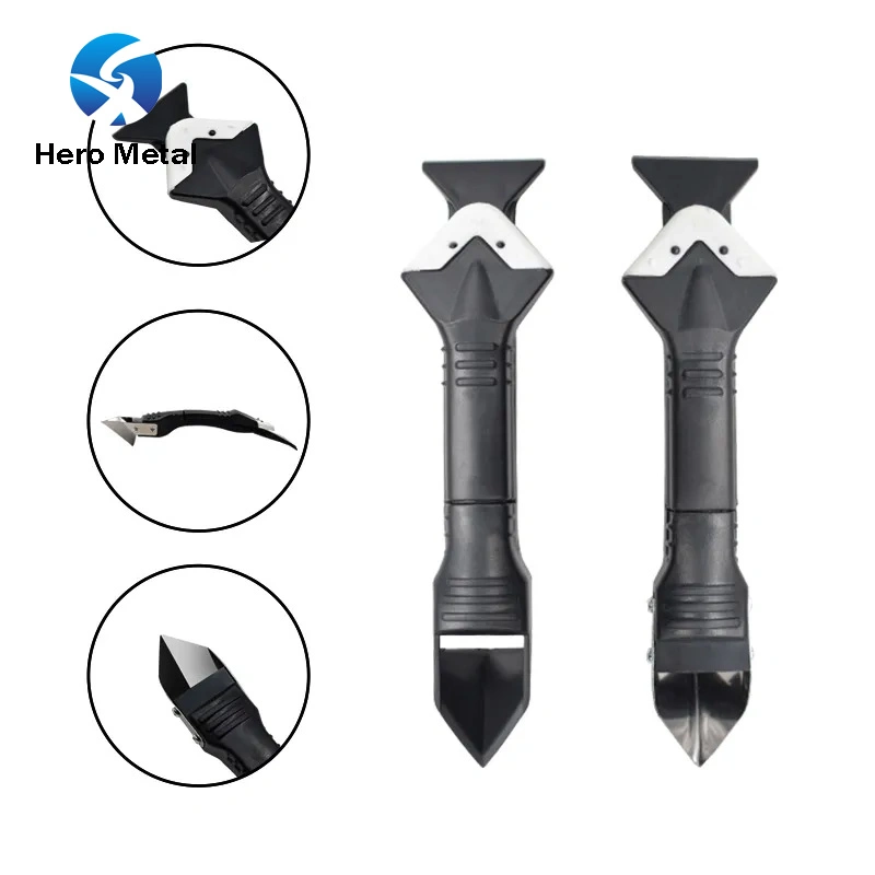 Multifunctional Angle Caulk Scraper Sealant Removal for Windows Tslot Aluminium Strut Light Caulking Tools