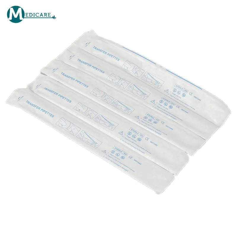 Laboratory Equipment Lab Supplies Length Transparent Graduated Pasteur Pipette Dropper Plastic Transfer Pipette