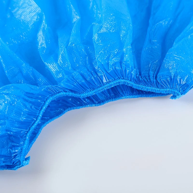 Disposable Blue PE Waterproof Shoe Cover