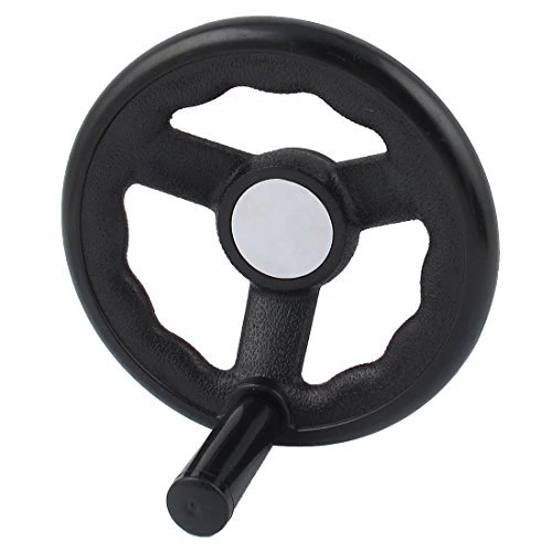 Highly Quality Black Nylon Spoked Handwheel for Printing Machine with SGS