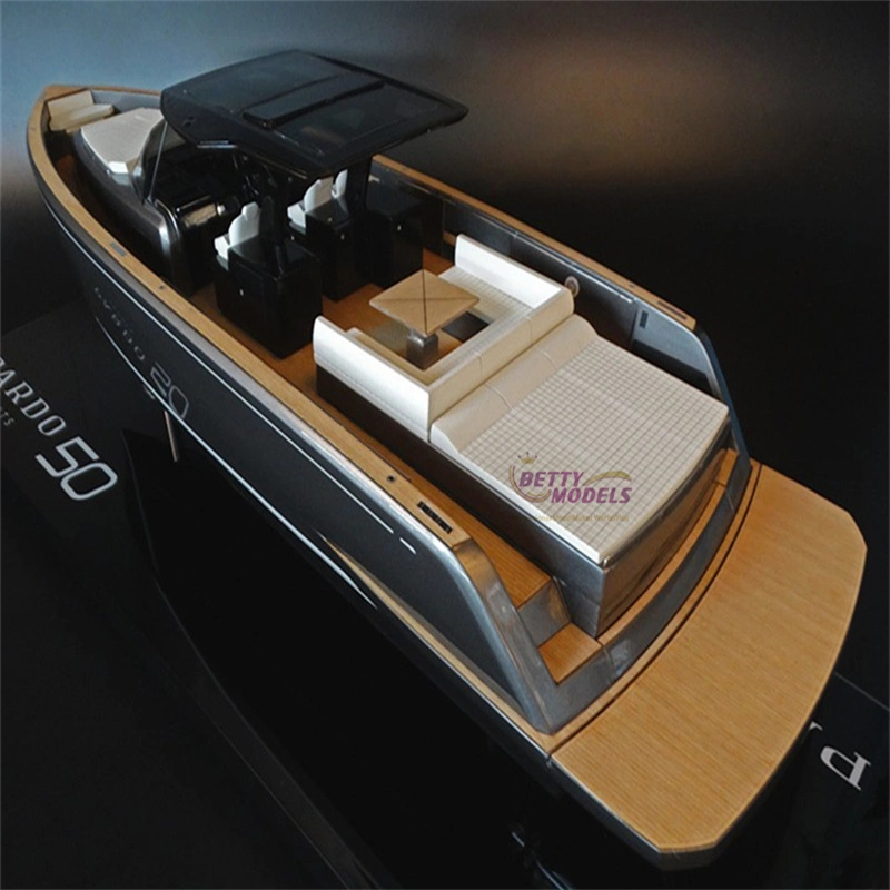 Luxury Motor Yacht Scale Model Professional Custom 3D Physical Ship Boat Model