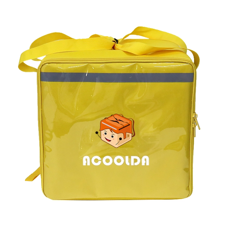 High-Quality Fabric Sac Pour Livraison Sur Velo Insulated Thermal Food Delivery Bag Custom Logo