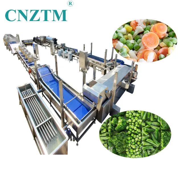 500-1000kg/H Frozen Carrot French Fries Root Vegetables Processing Line Machine