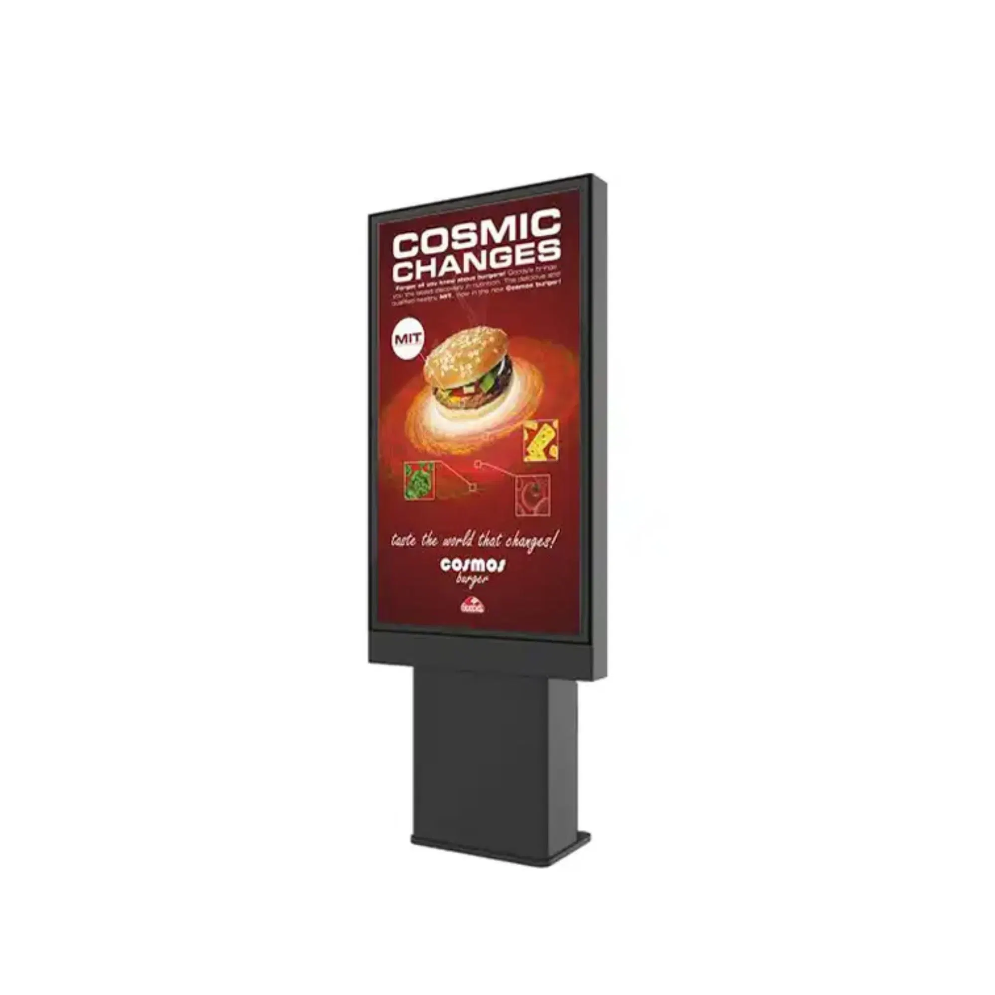 Full Screen Display Outdoor Digital Signage Advertising Player Digital Signage Outdoor Stand