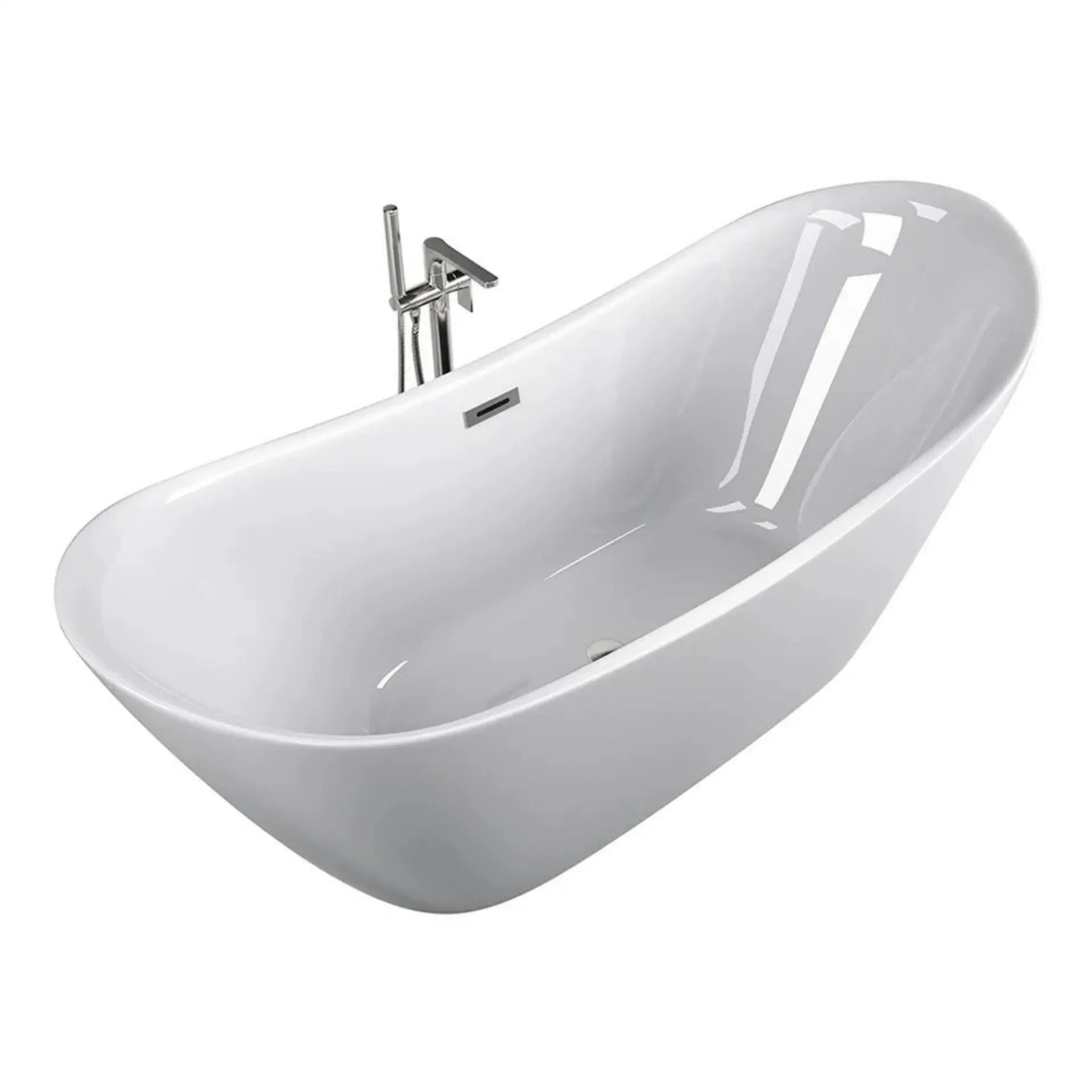 Freistehende Badewanne mit ellipsigen Rock aus Acryl mit E0 Umweltschutzstufen Für ein 5-Sterne-Hotel