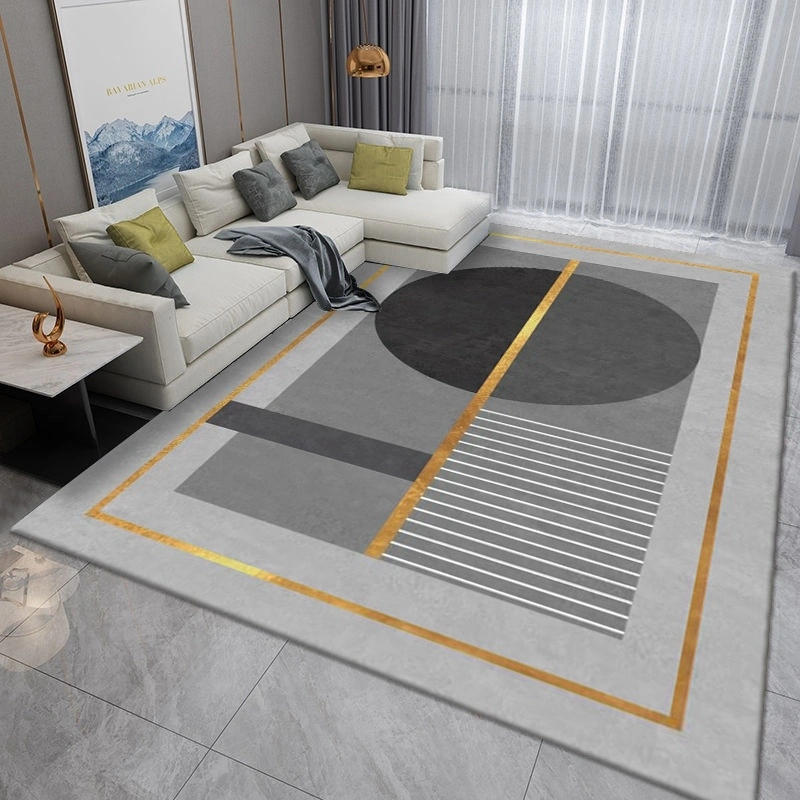 Custom 3D Printing Floor Carpets and Rugs Home Living Room Door Floor Carpet Geometric Design Polyester Printed Carpets