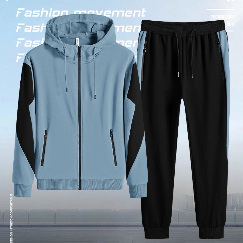 OEM Men's Sports Suit Hoodie Casual Plus Size Men Tracksuit Sets Football Jersey