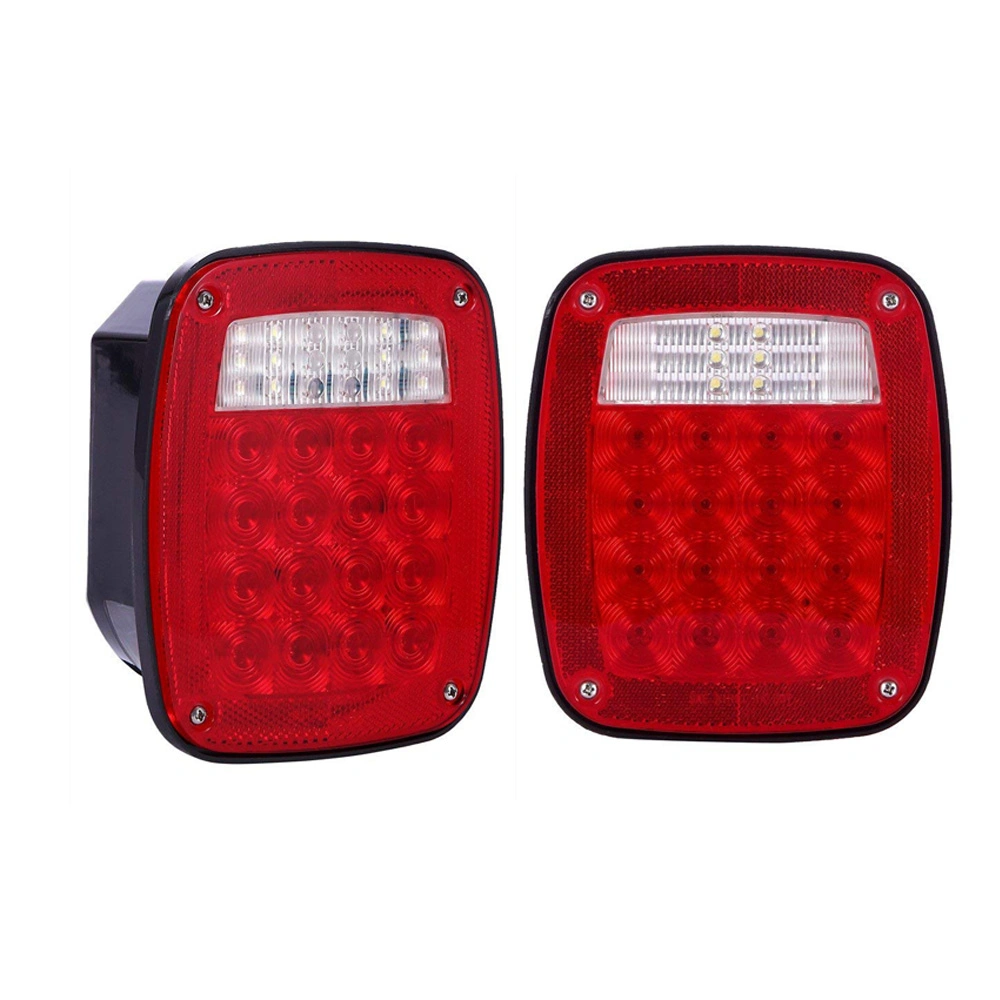 Hot Sell 24V Universal LED Truck Trailer Stop Rear Brake Reverse Turn Indicator Lamp Tail DRL Lights