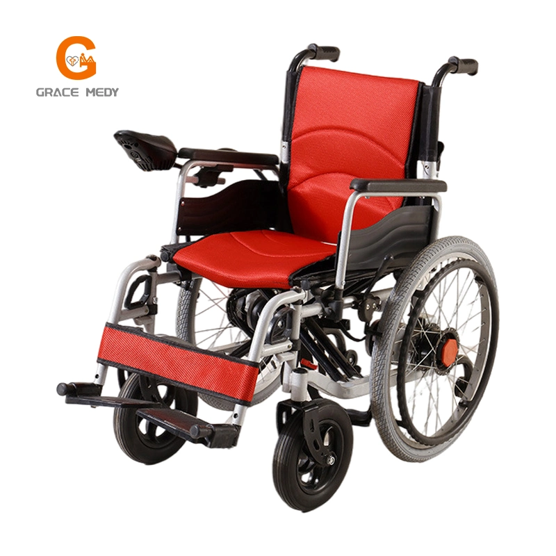 Alimentación motorizada ligero Precio Silla de Ruedas Silla de Ruedas cómoda Automático Manual