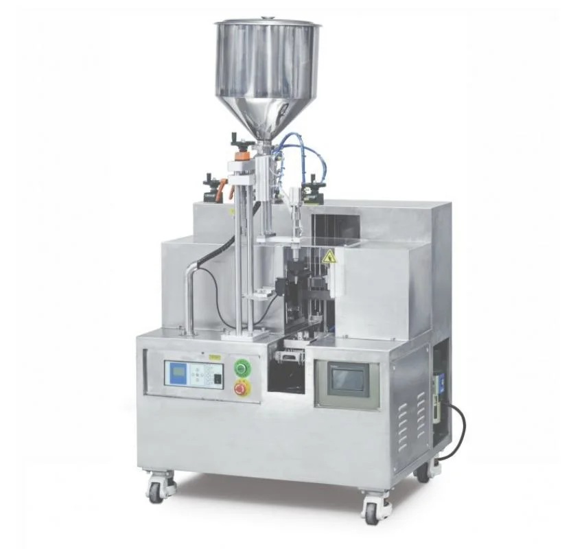 Good Quantity Semi Automatic Soft Tube Anaerobic Glue Filler and Sealer Plastic Tube Filling and Sealing Machine