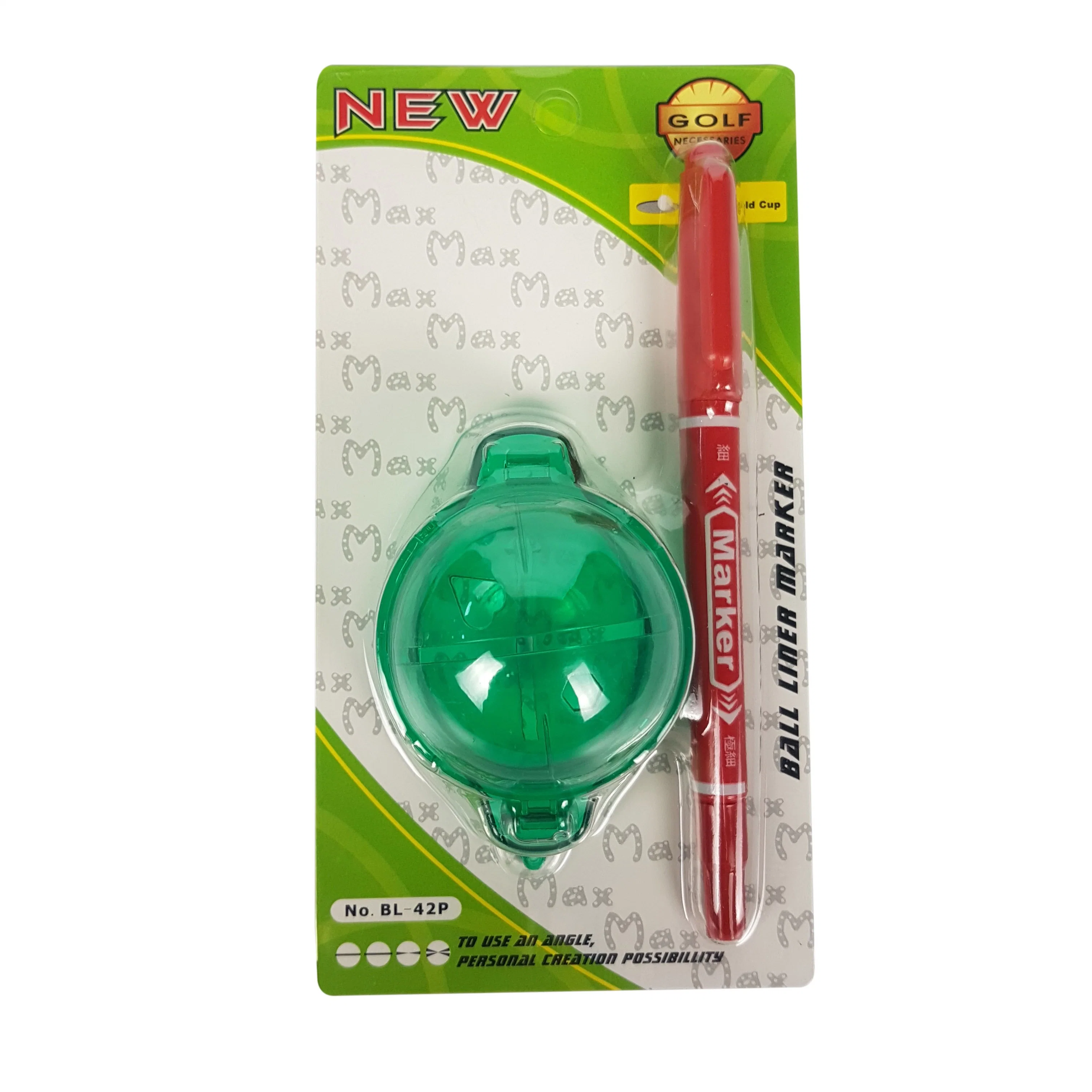 Plastic Golf Ball Line Marker with Pens