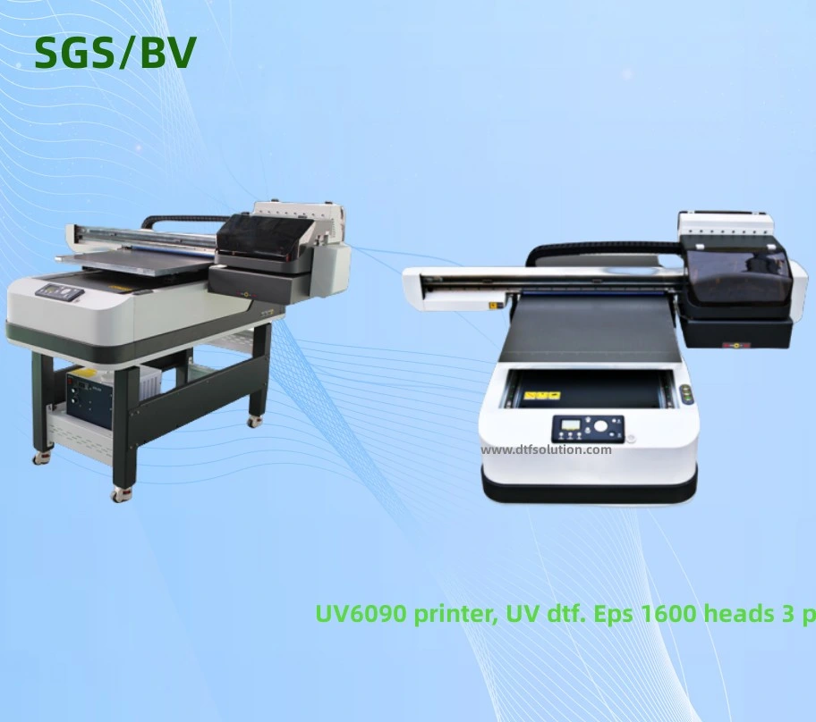 60*90cm UV Flatbed Printer Digital Printer with Coating for Phone Case/Mugs Printing