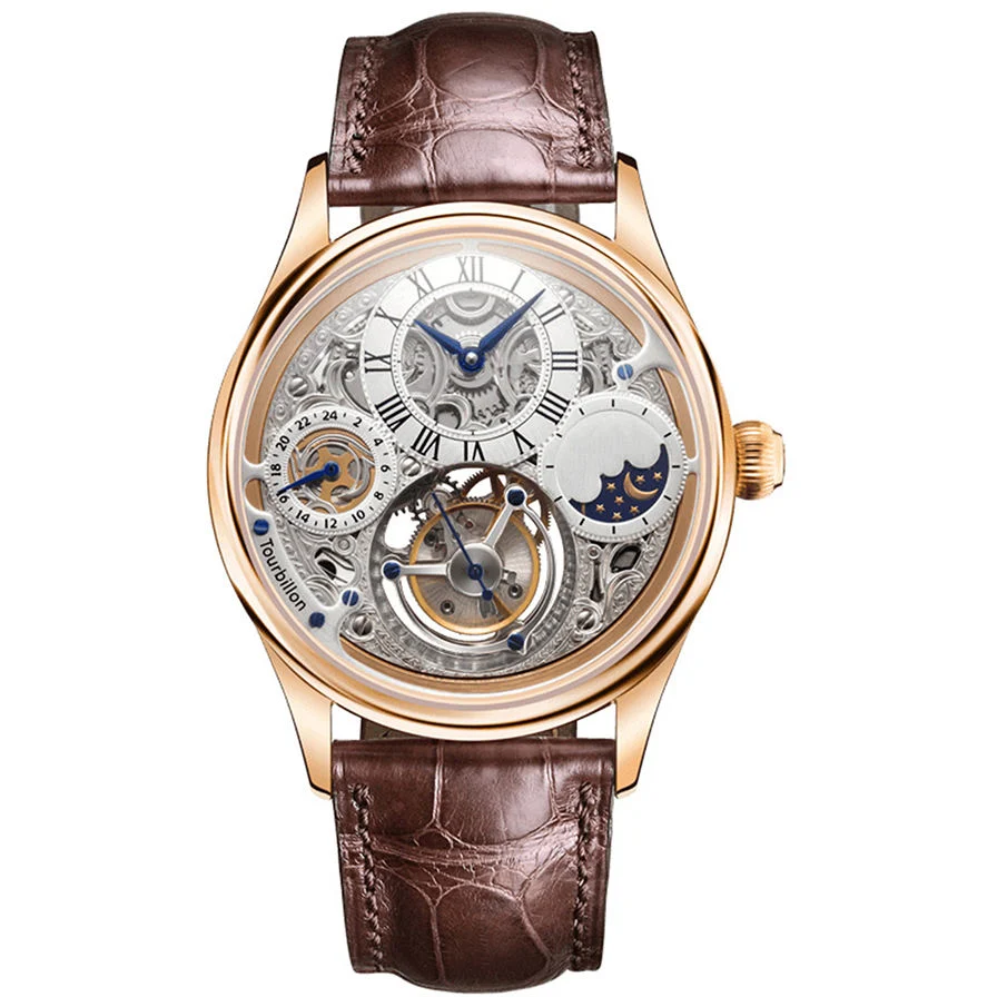 Mayorista/Proveedor Acero inoxidable Tourbillon Deporte Hombre de Ocio Relojes mecánicos de lujo