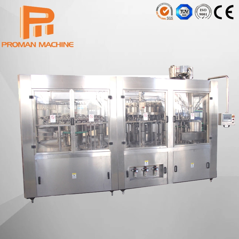 Glass Bottle Fruit Juice Mixing Filling Machine / Beverage Bottling Equipment / Production