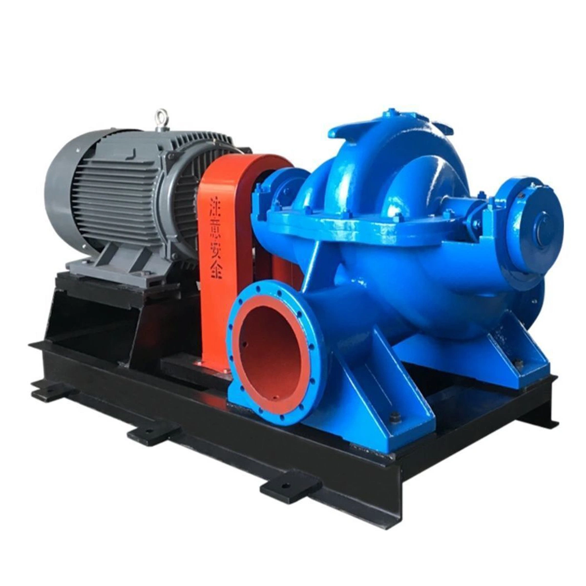 Una sola etapa horizontal doble aspiración Bronce Diesel centrífuga rotor axialmente Difusor fabricante de bombas de agua de la carcasa de división