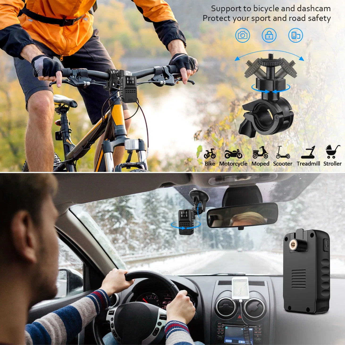 Nouveau NTK Polic Body Camera avec Audio Night Vision portable étanche porté caméra, Premium Cam Ks880