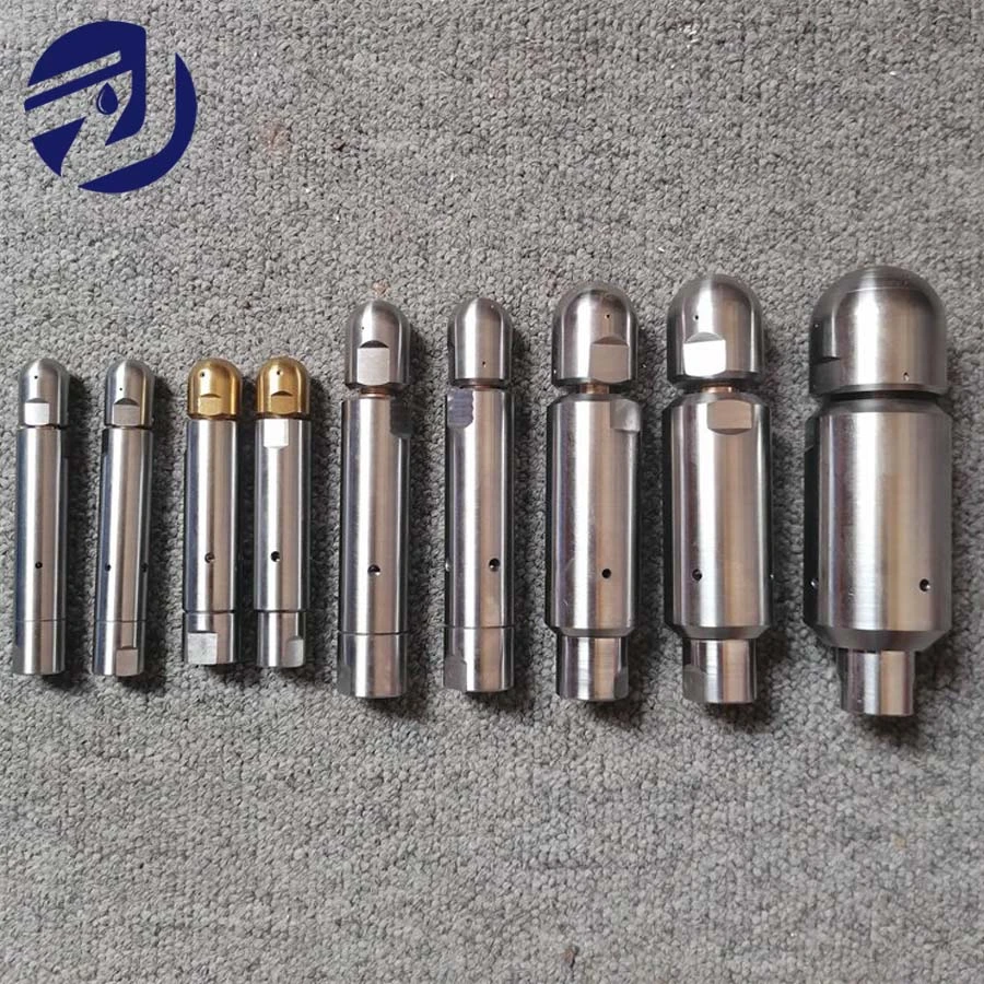 2800bar 40000psi Ultra High Pressure Rotating Nozzle for Heat Exchanger Pipe Cleaning