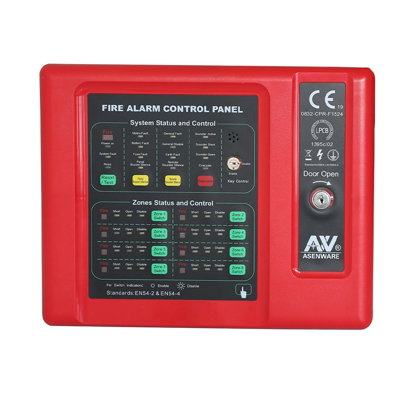 New Conventional Fire Alarm Control Panel with LED Light Alarm