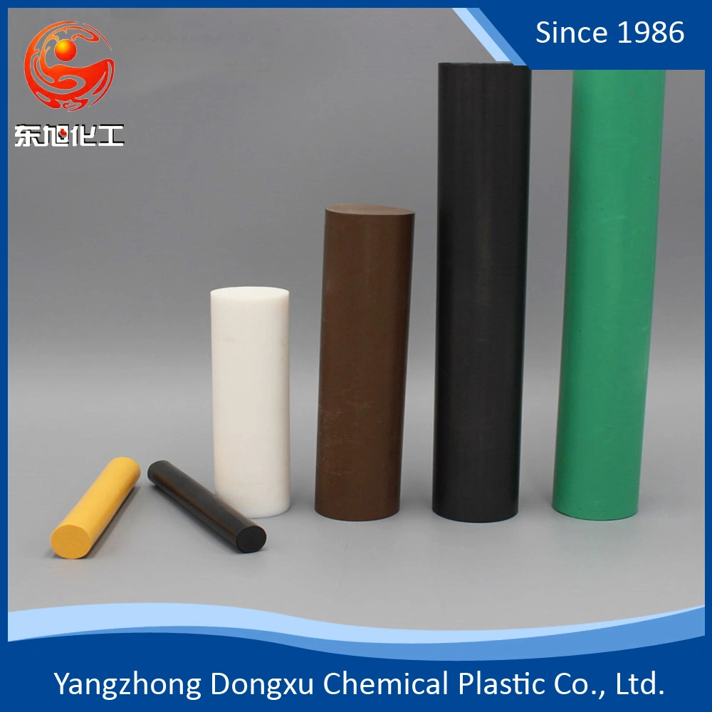 Custom Diameter Black and White Colored Plastic PVC Pillars, Hdperod, PE Bar, PE Rod