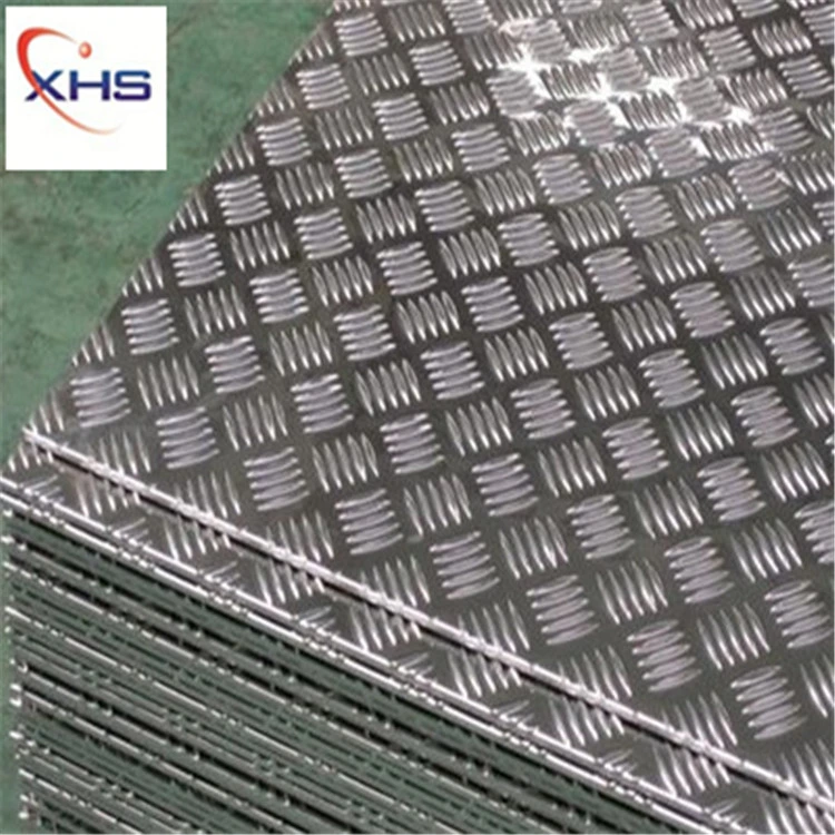 China Manufacturer Five Bars Tear Drop Alloy Embossed Checker Tread Sheet Kitchen Utensils 3003 1050 1060 6061 5052 Aluminium Checkered Aluminum Sheet