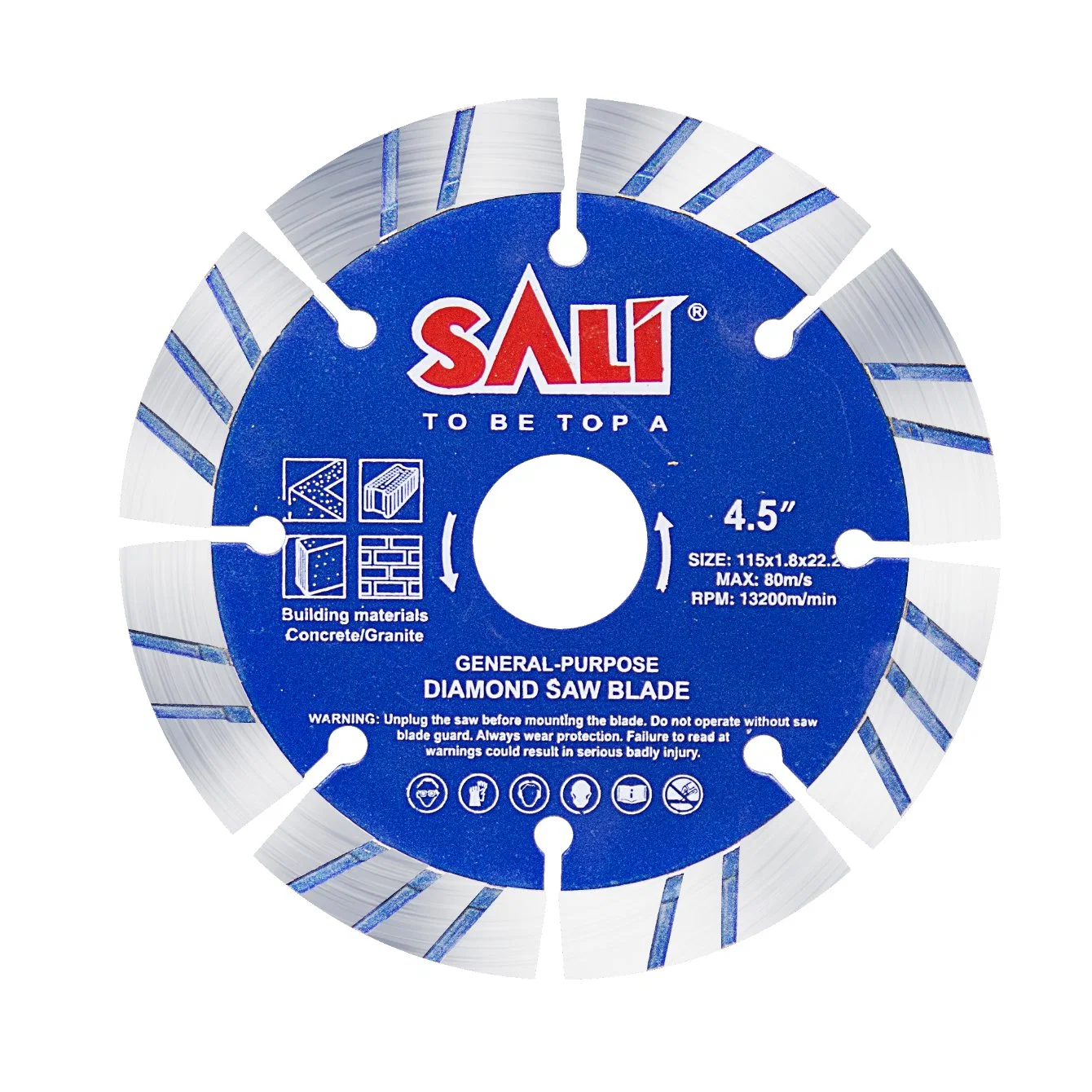 Алмазные режущие диски с непрерывным ободом Sali Segment Turbo