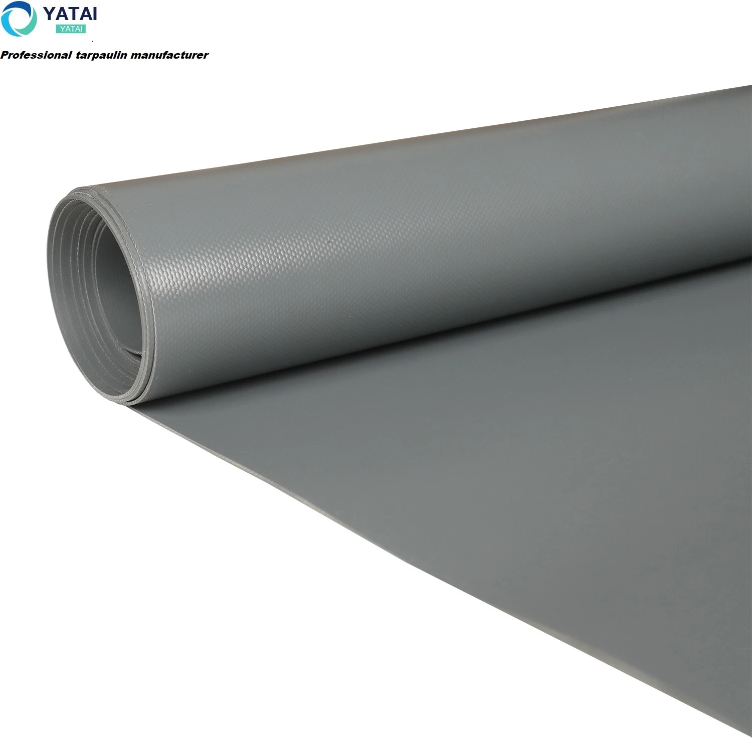 610gsm 650gsm, 1000d 0,5mm 100% poliéster vinil do Rolo de tecido de PVC azul Tarp Tampauline revestido de PVC