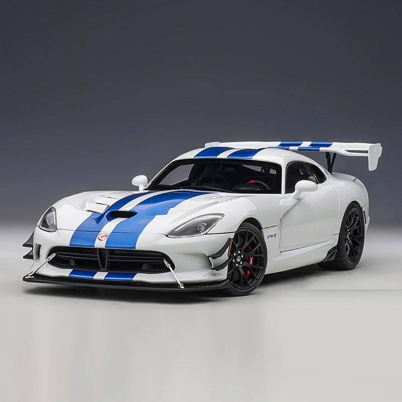 1: 18 Dodge Viper Srt Resin Car Model Scale Car Model White