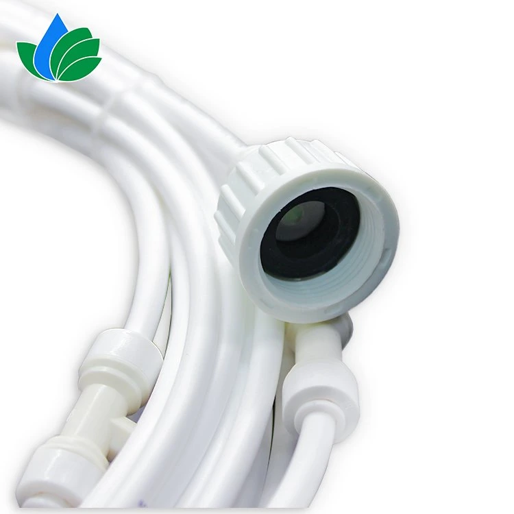 6m Water Mist Cooling System White Color Fog Mist Sprayer System Kit