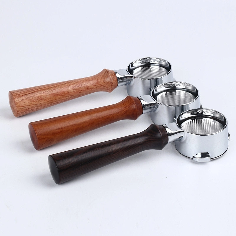 Hot Sell Coffee Machine Parts Solid Wood Made Coffee Portafilter Handle