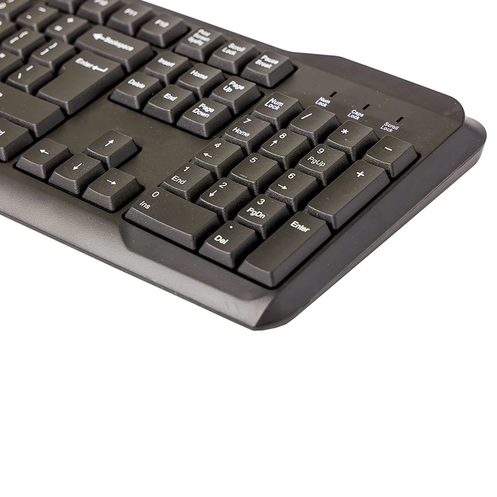 Portable USB Plug Quiet Computer Office Home Keyboard and Mouse Set