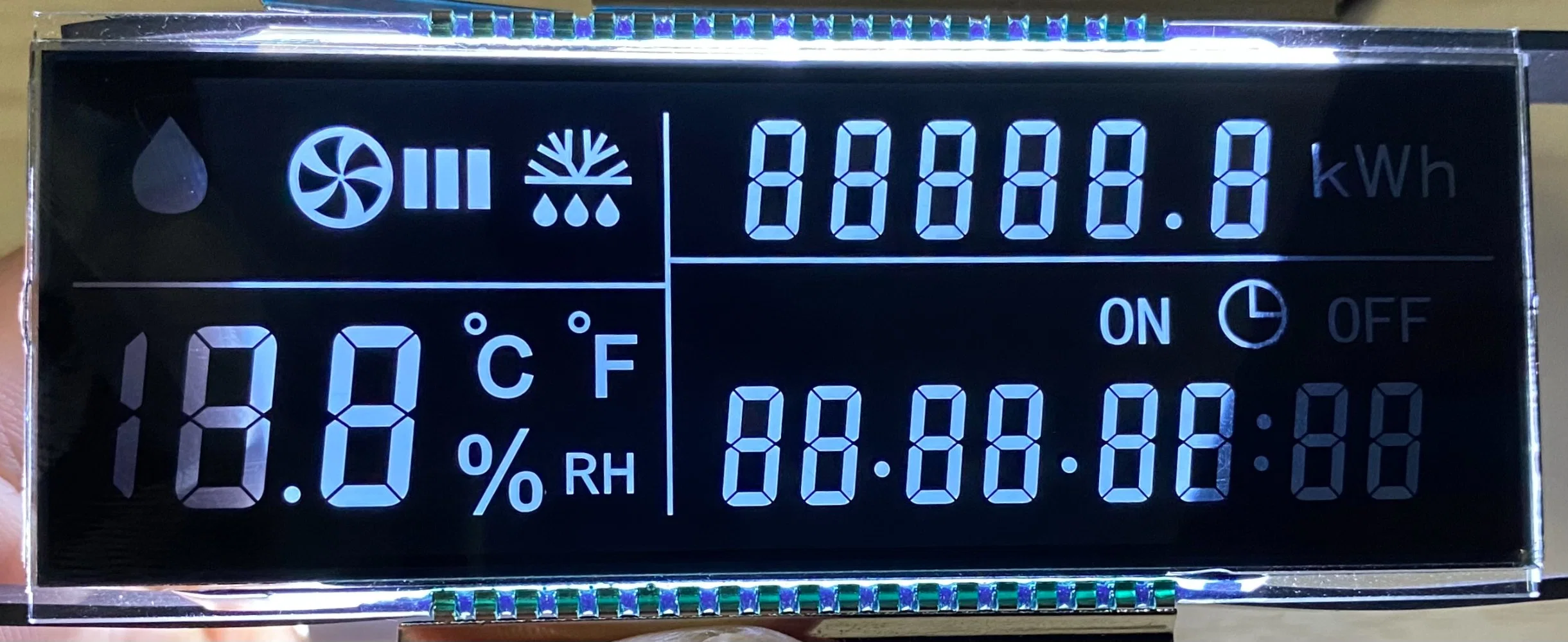 Ab Werk Direktpreis VA 7 Segment Display Luftreiniger LCD Angezeigt