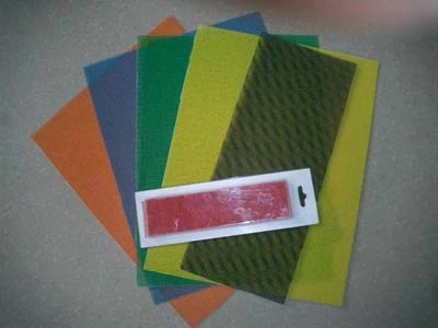 Red/Green/Yellow/White/Orange Colored White Aluminium Oxide (Alox) Sander Mesh Sheet/Disc/Roll