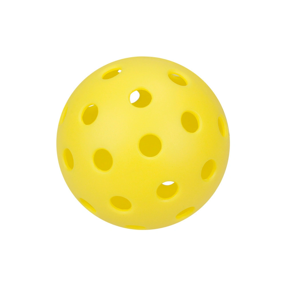 Outdoor 40 Holes Pickle Balls High Visibility, Suitalbe for All Surfaces, Red Color