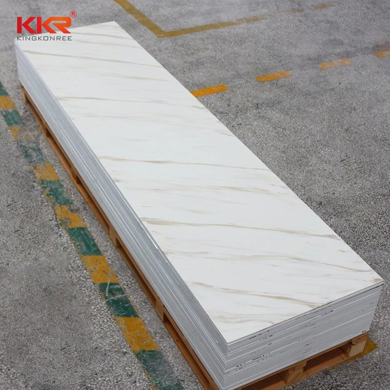 Kingkonree Calcatta Blanco 30mm espesor superficie sólida acrílica modificada 3,15