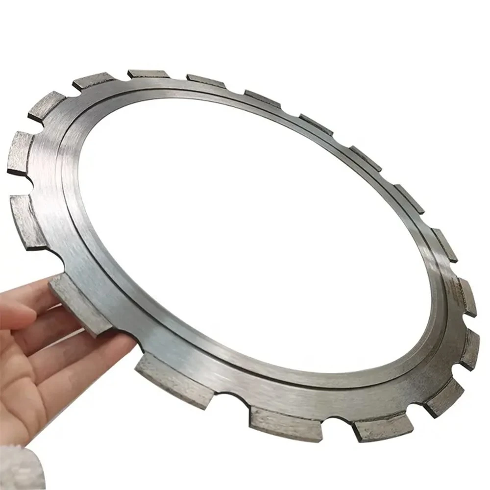 Concrete Cutting Ring Saw Diamond Blade with Guide Wheel